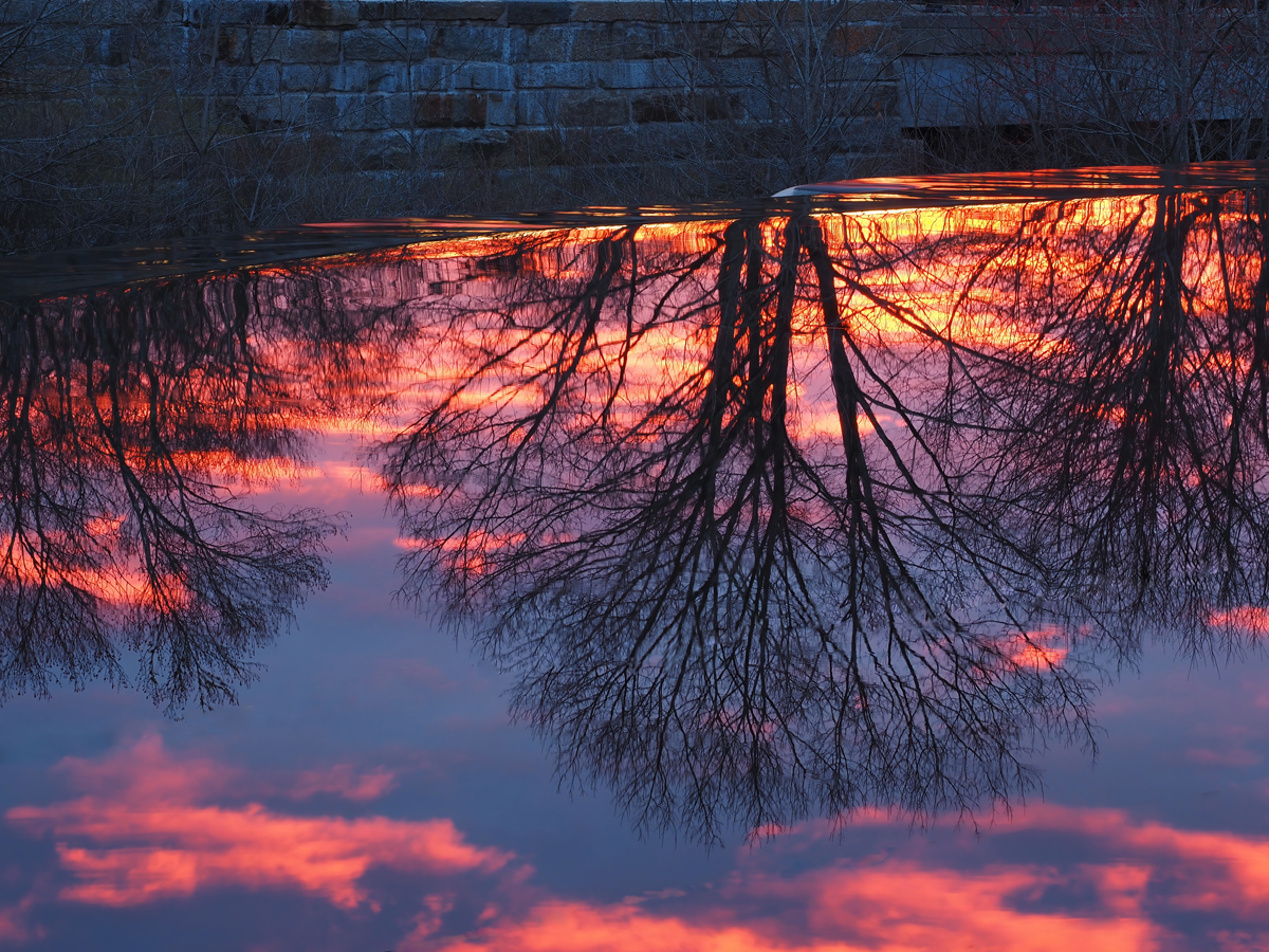 Sunset at the Falls