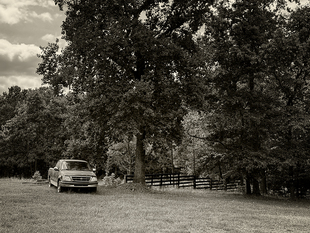 Farm Truck near the Pasture