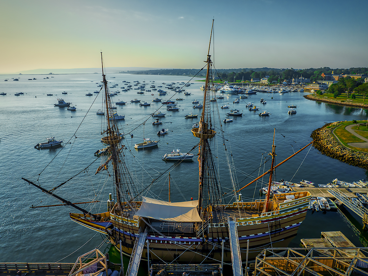 Mayflower II at Daybreak
