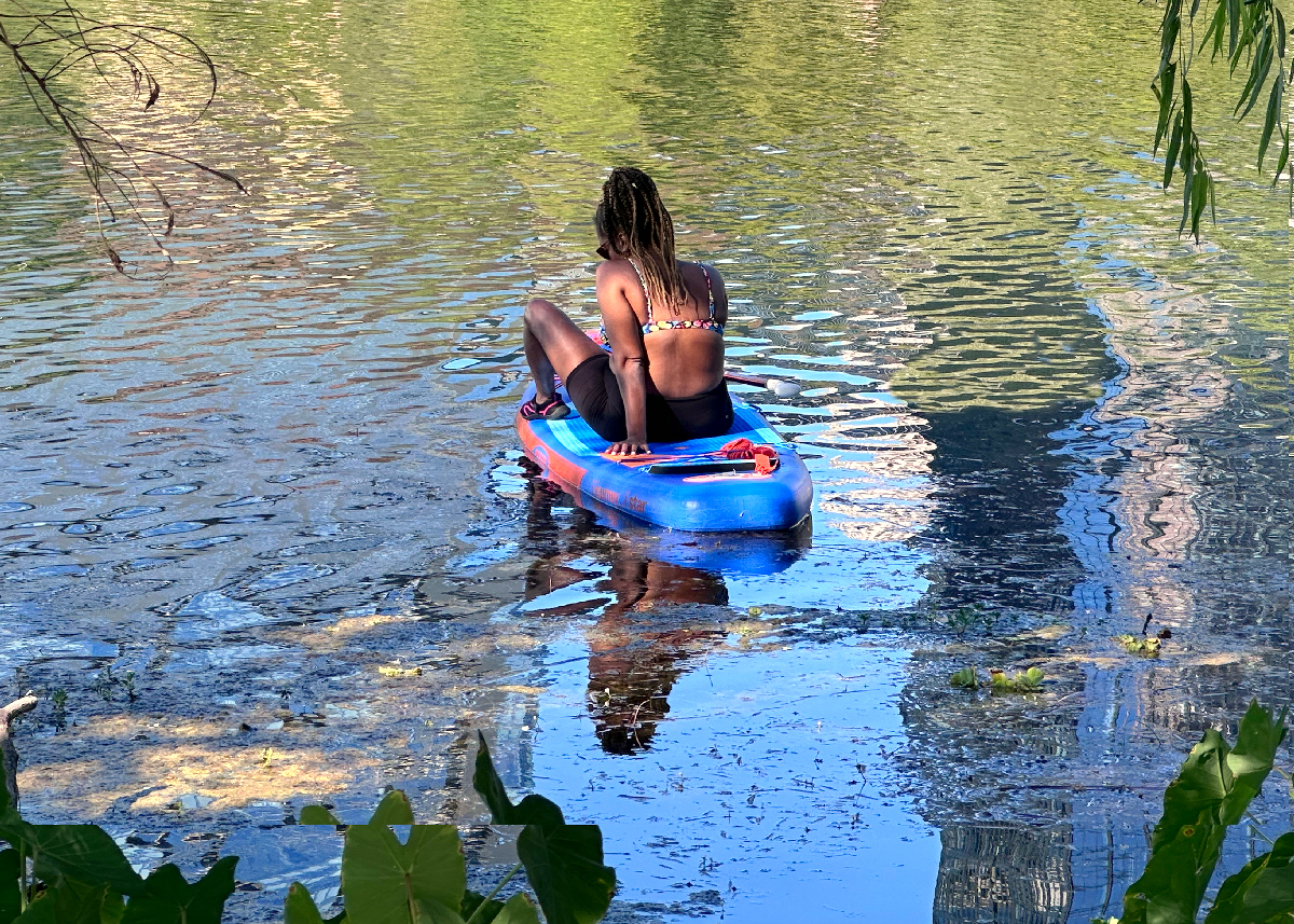 Growing happiness with sun and water.