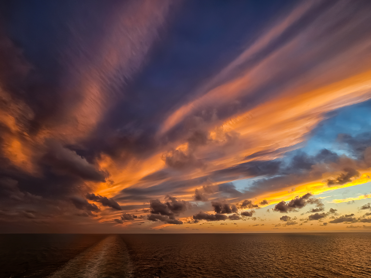 Sunset off Nova Scotia