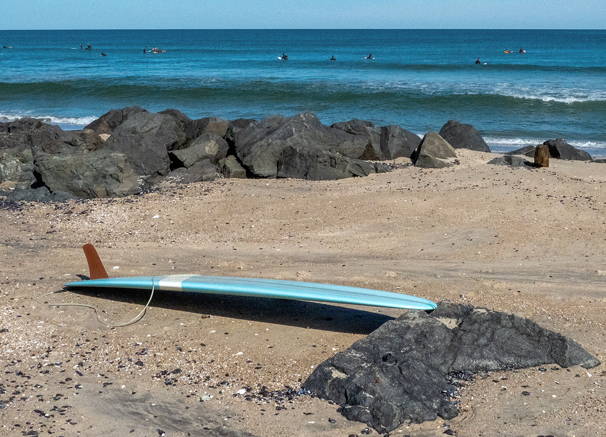surfboard in the sun