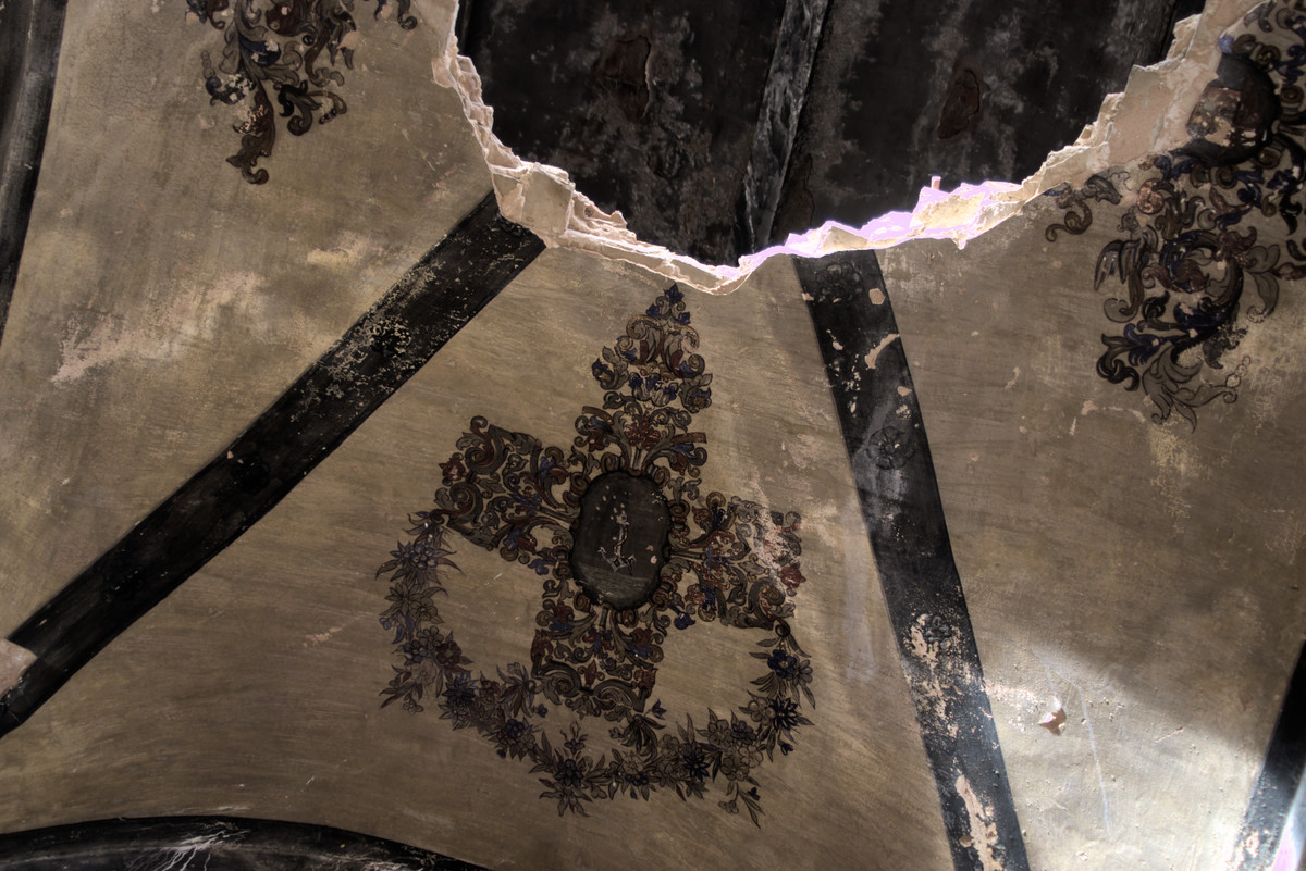 Derelict Ceiling in the Convent of the Friars, Carmona, Seville