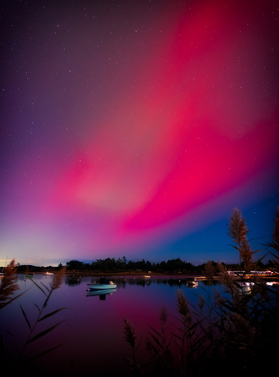 Aurora over the Salt Pond