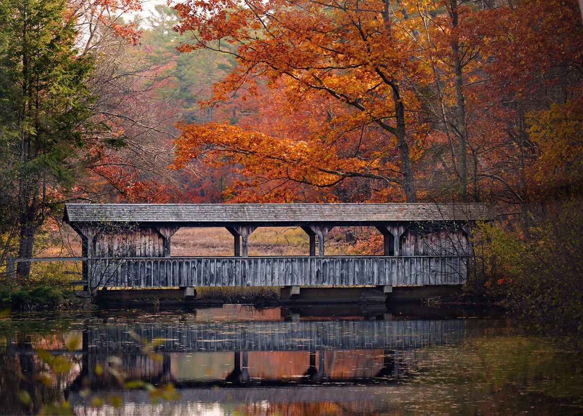 Covered Bridge in Maine