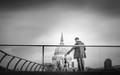 Millennium Bridge with dad