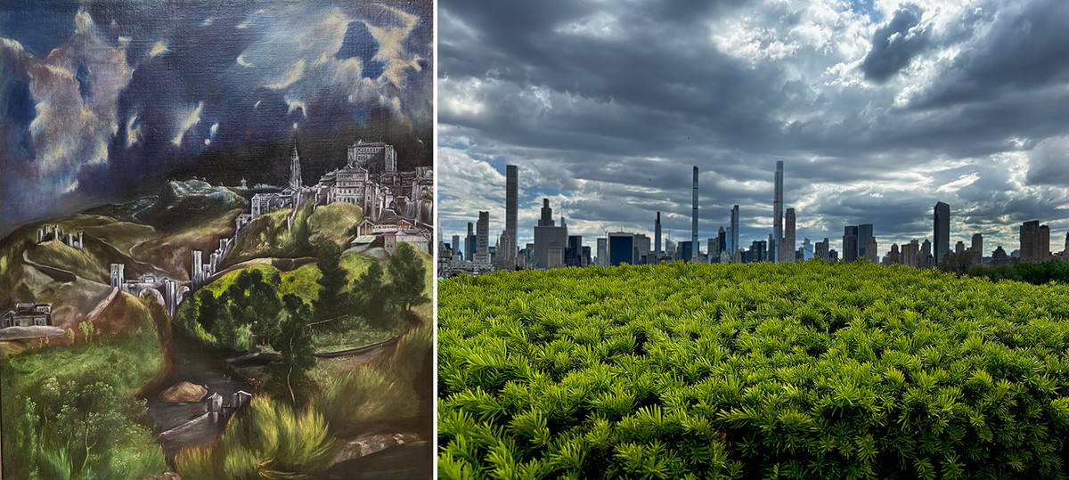 View of Toledo - View of NY. - an observation