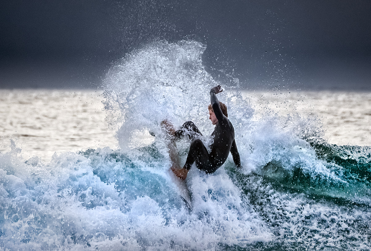 Sunset splash