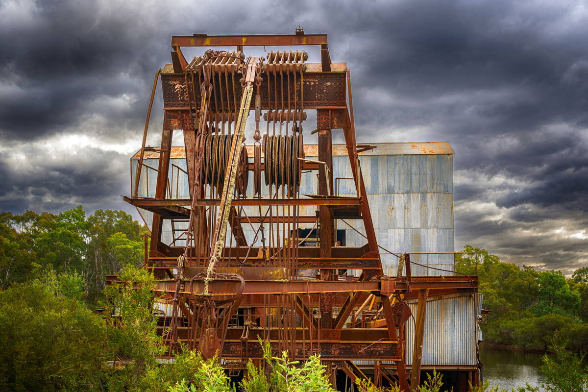 El Dorado Gold & Tin Mining Dredge