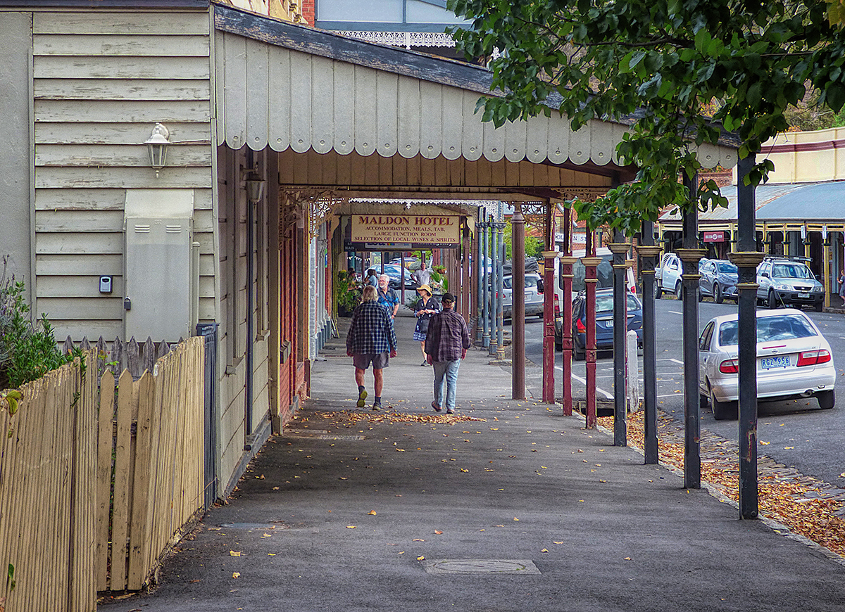High Street in a Country Town