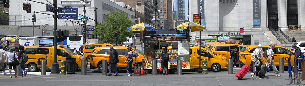 Eighth Ave taxis