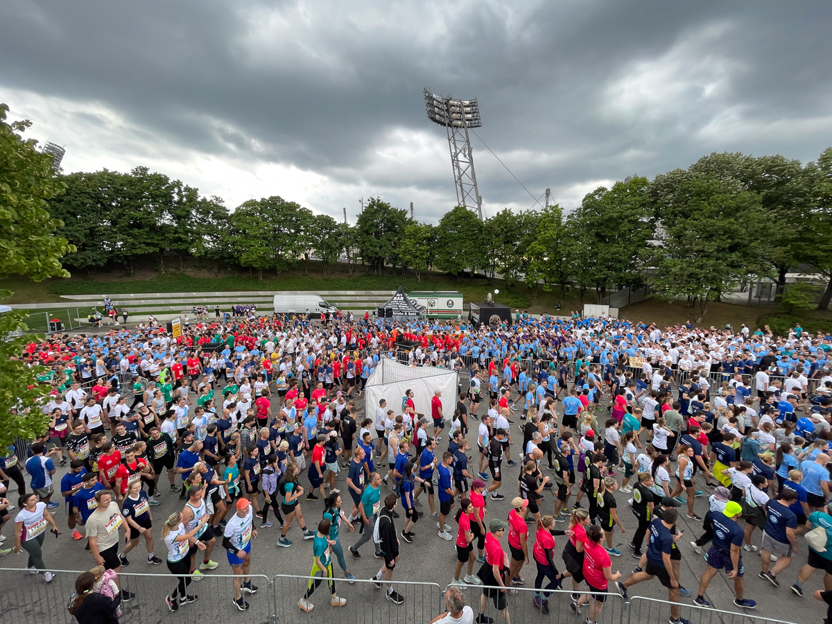 Huge turnout at the charity run