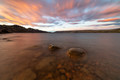 Evening Glow Over the Lake