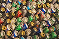 Modern work of art made from cans