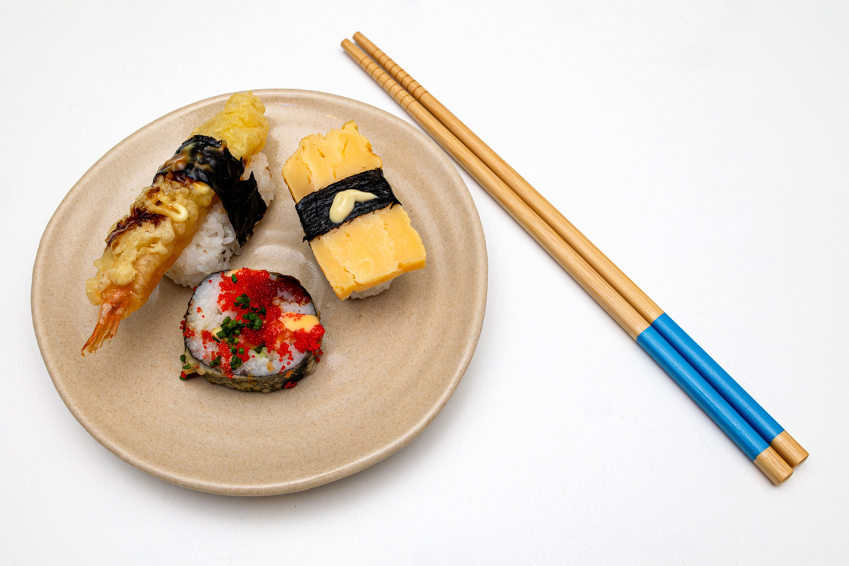 I just put it on the plate