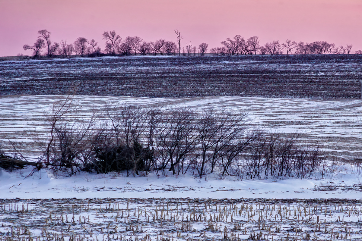 Looking South at Sunset