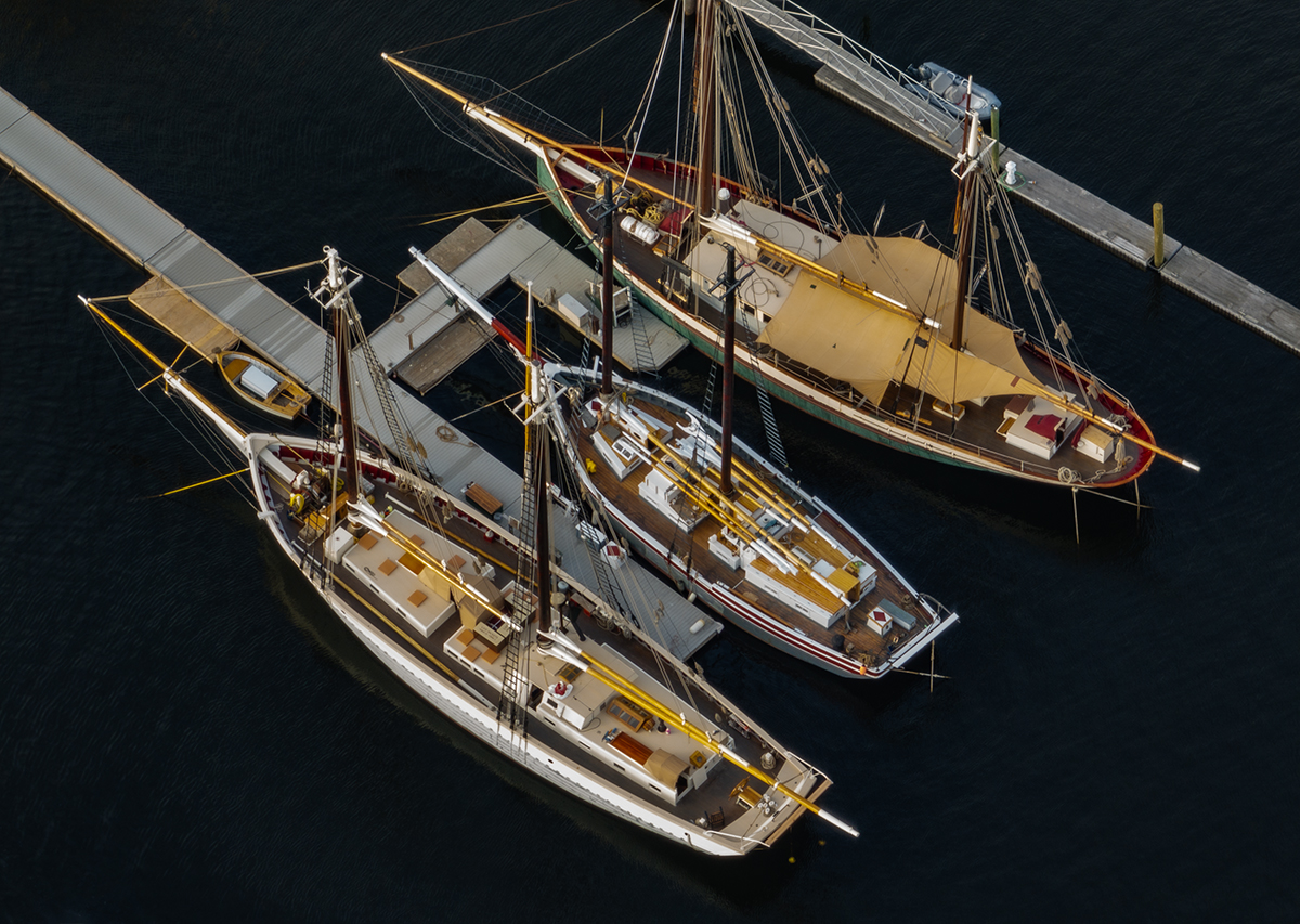 3 Schooners, Golden Hour