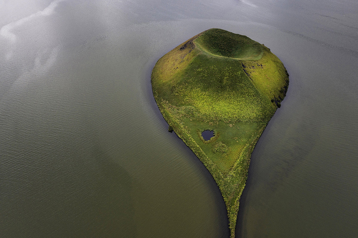 The Small Pond in the Craters Island