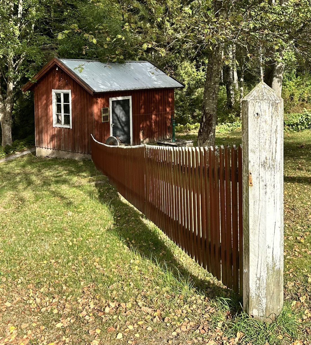 To a little red cottage