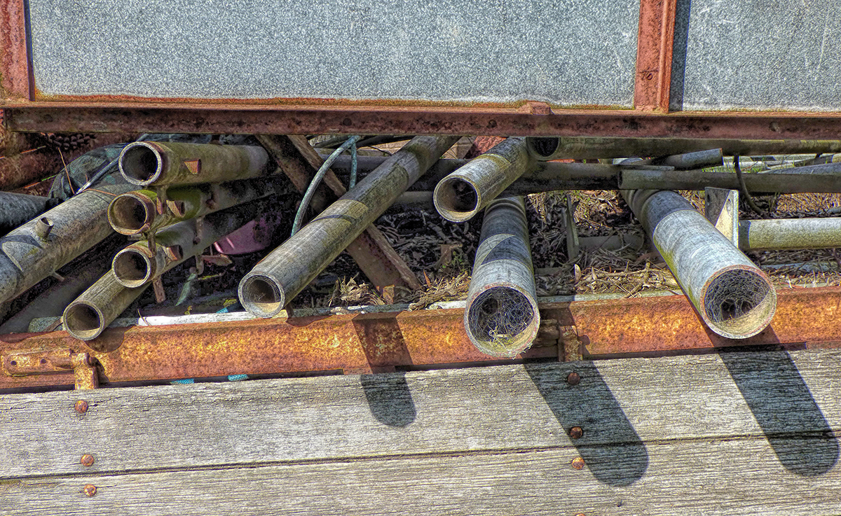 Old Pipes on an Old Truck