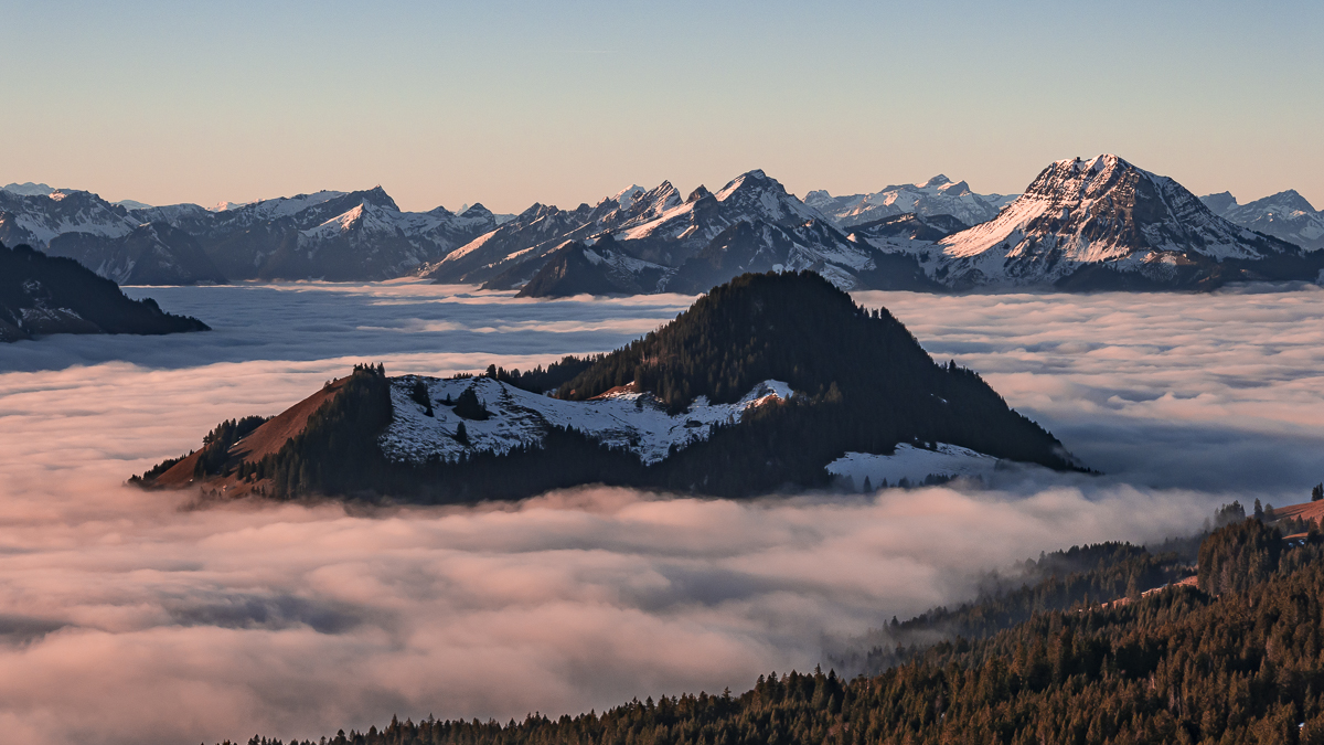 Edging through the clouds