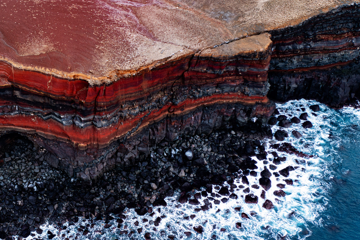 The part of the edge is almost falling down