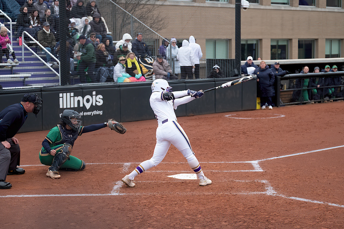 Base hit deep to left field