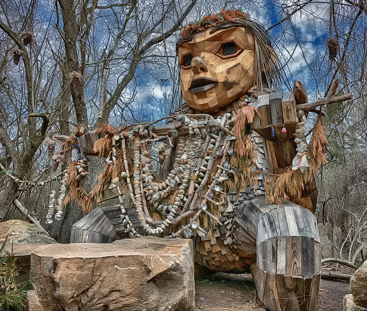 Trolls Handcrafted from Trash 