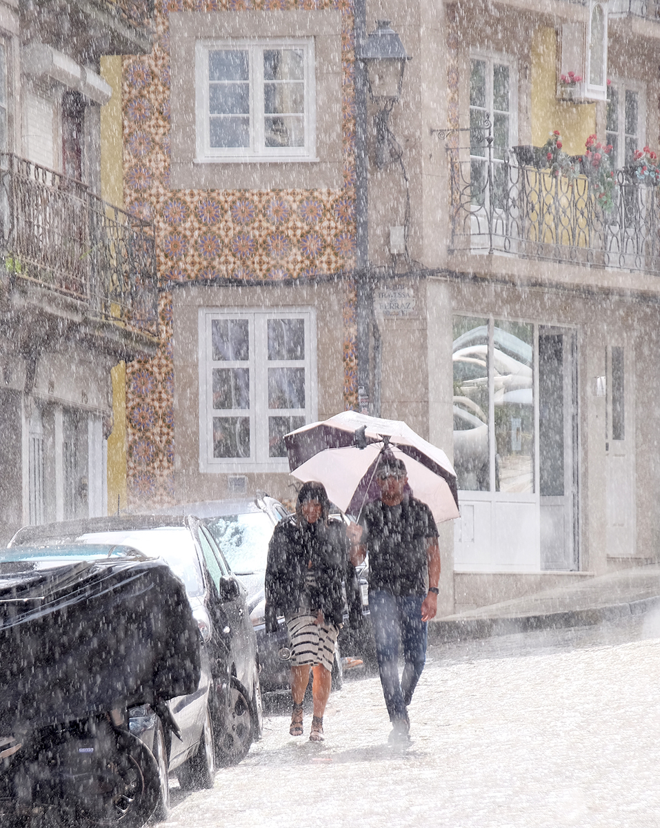 Thunderstorm in Lisbon
