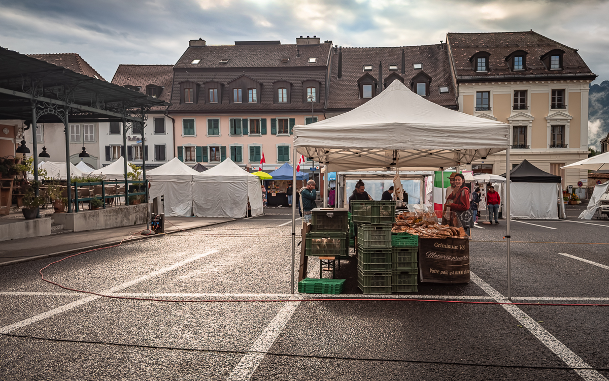 Early morning at the market