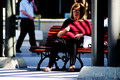 People in San Jose square, in Cadiz