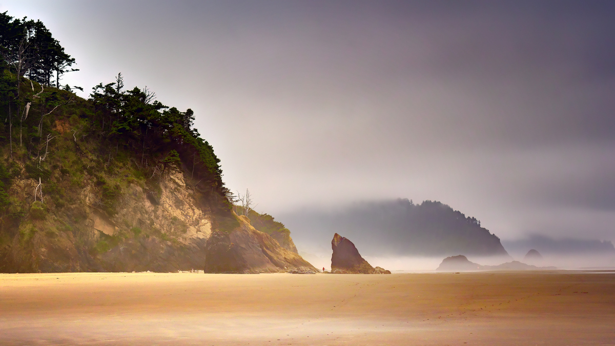Shoreline Haze at Hug Point
