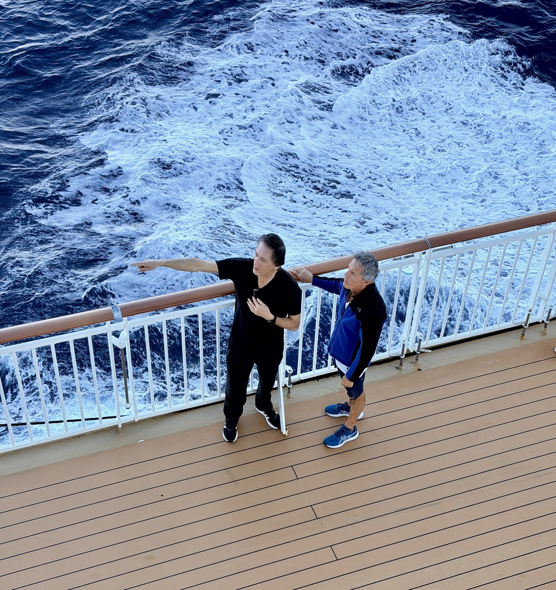 No, no… I think land is THAT way. 