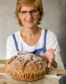 baking sourdough bread 