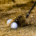 Golf - Golden Bunker Moment