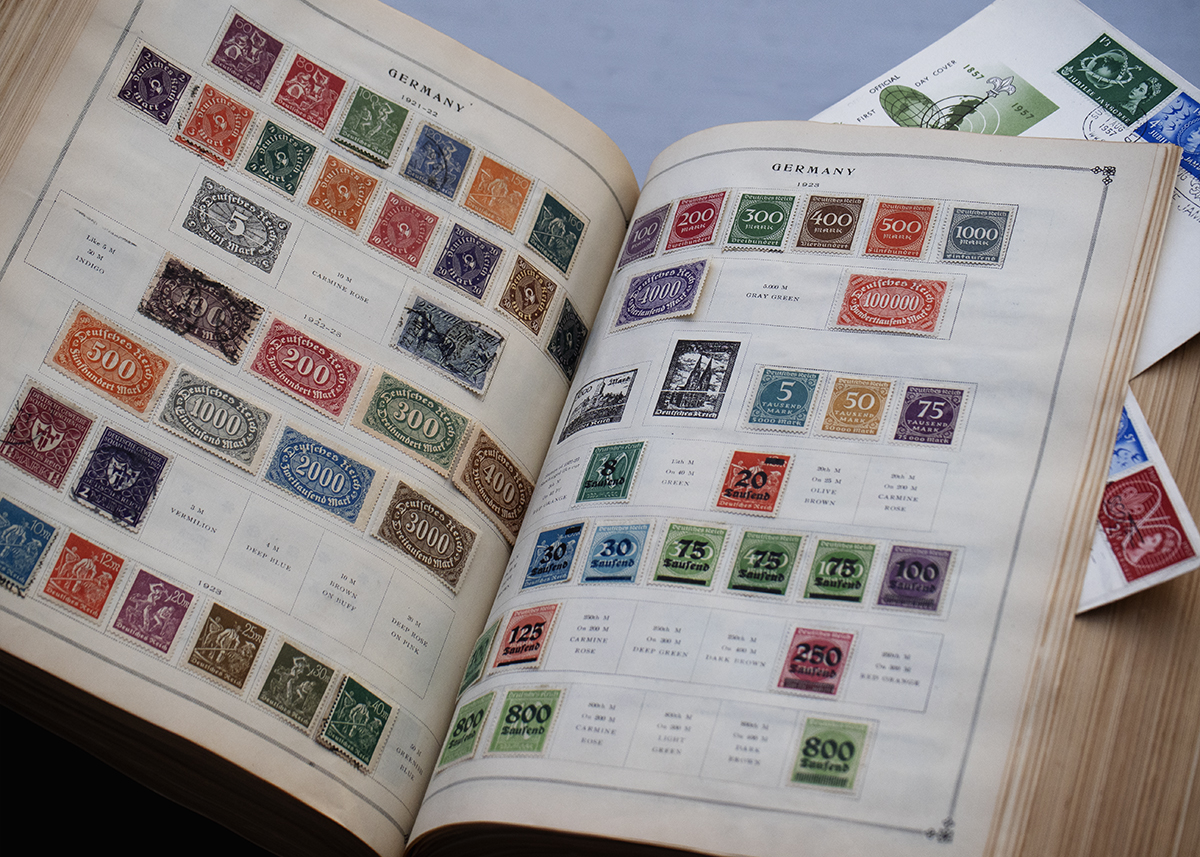 still working on it ... Stamp Album from 1943 