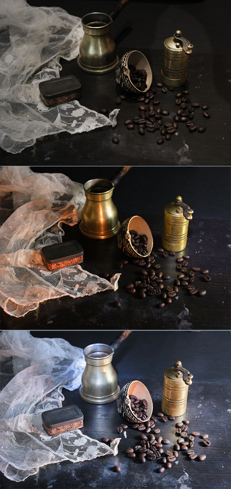Still life with coffee beans