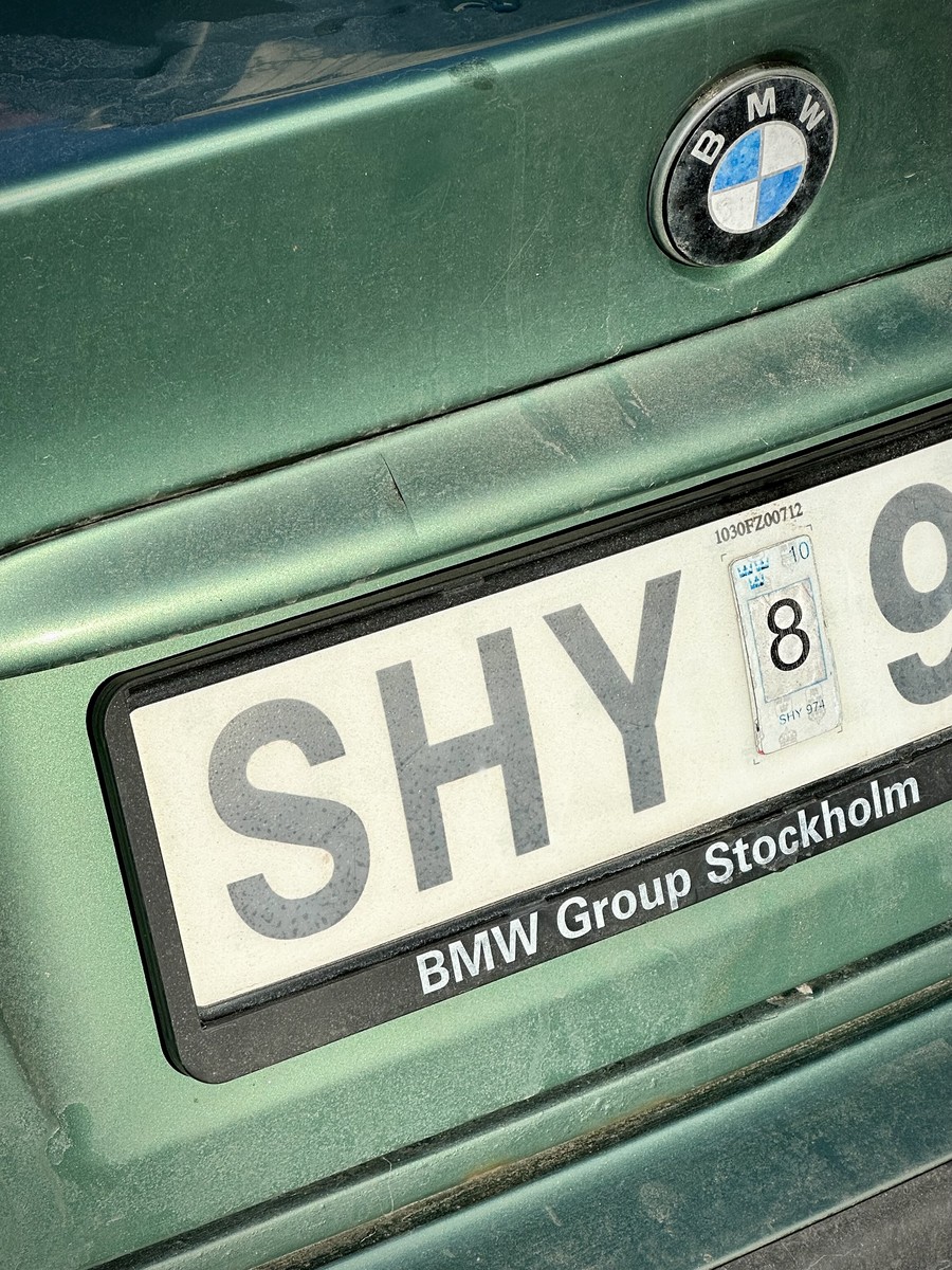 Not often a BMW is shy