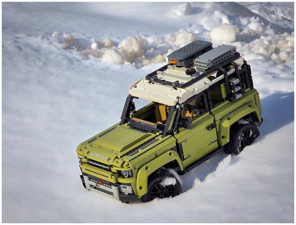 Lego in the Snow