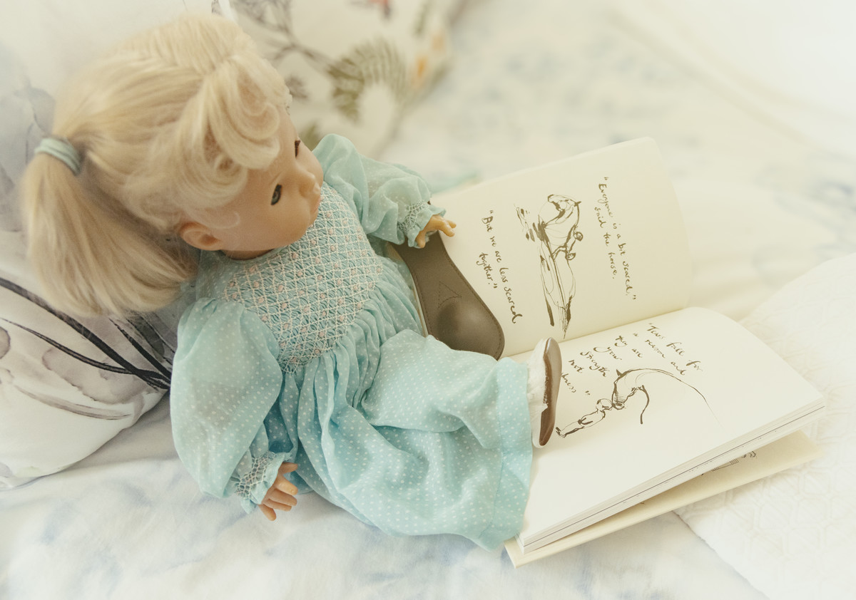 25 Years Ago.. The Little Girl Would Come Home From School and Read With Her Doll