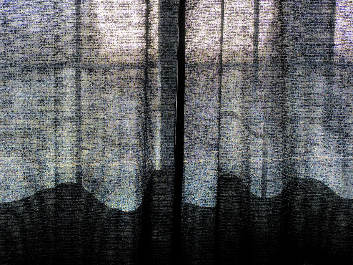 curtained