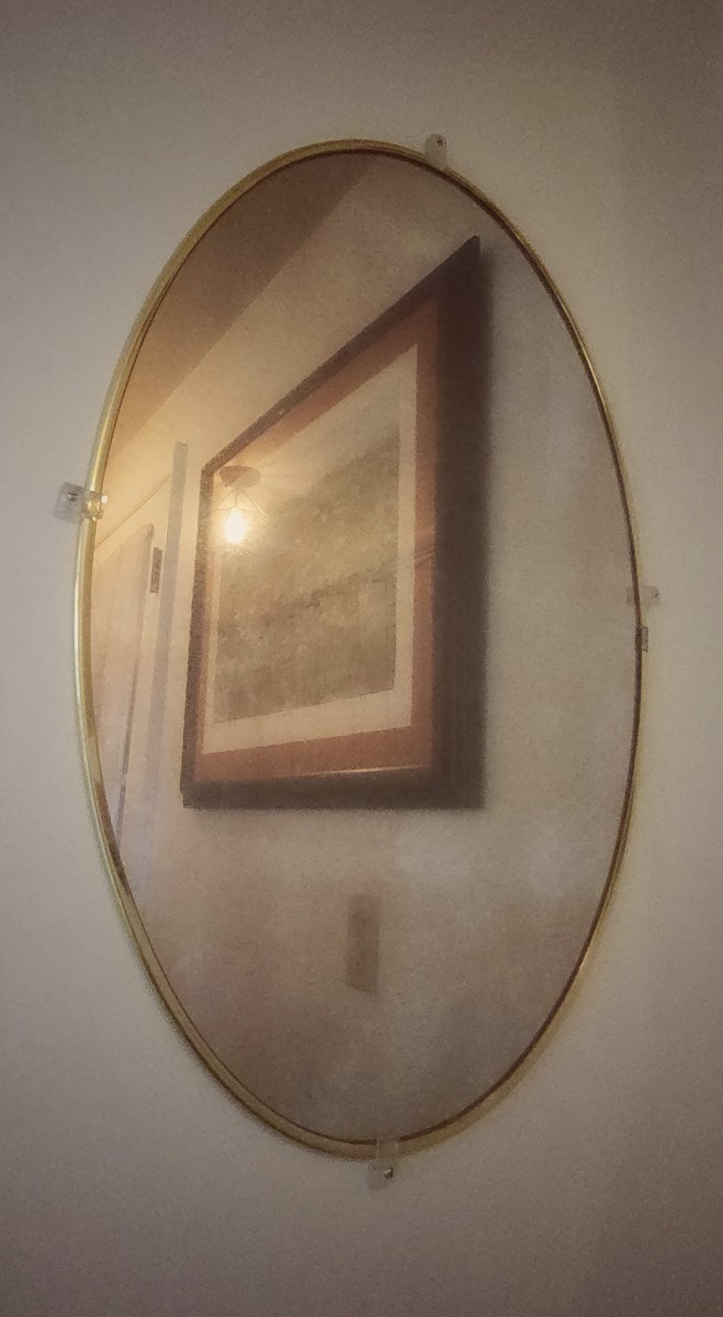 Silvered Antique in the Back Hallway