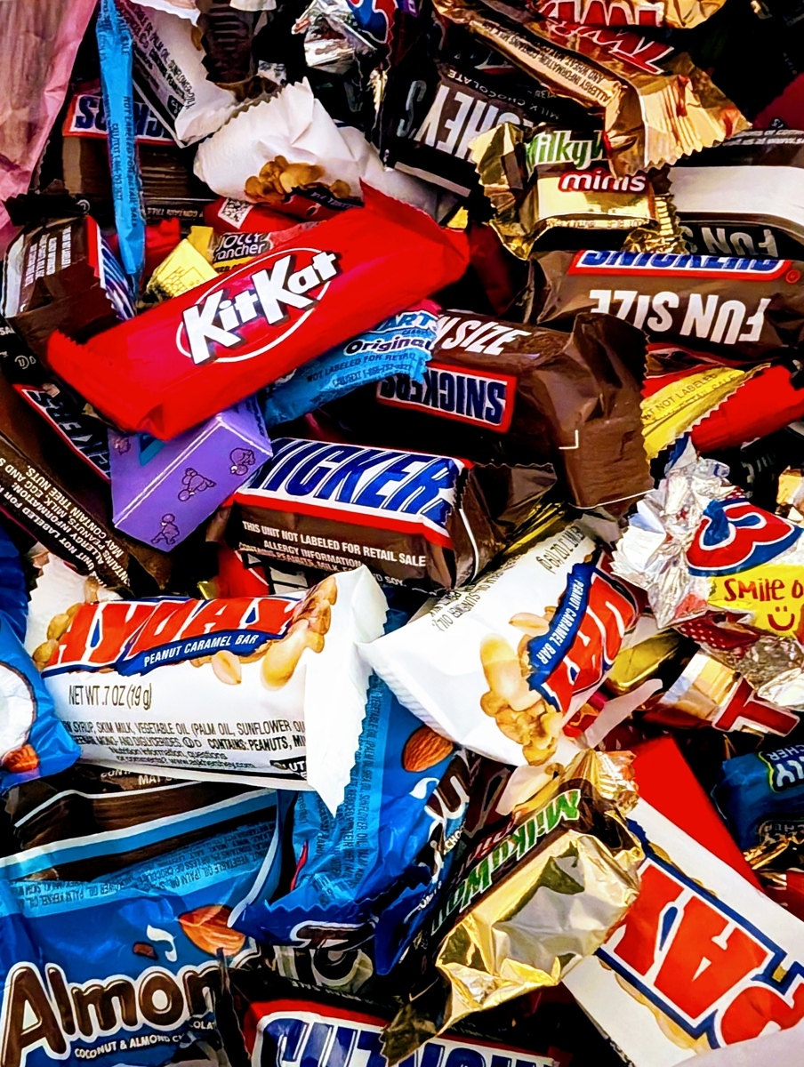 Whats small, colorful and guaranteed to make you moan? 