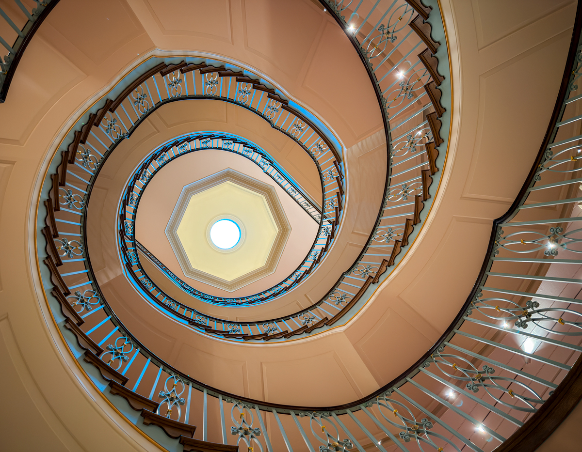 Double Helix Spiral Staircase