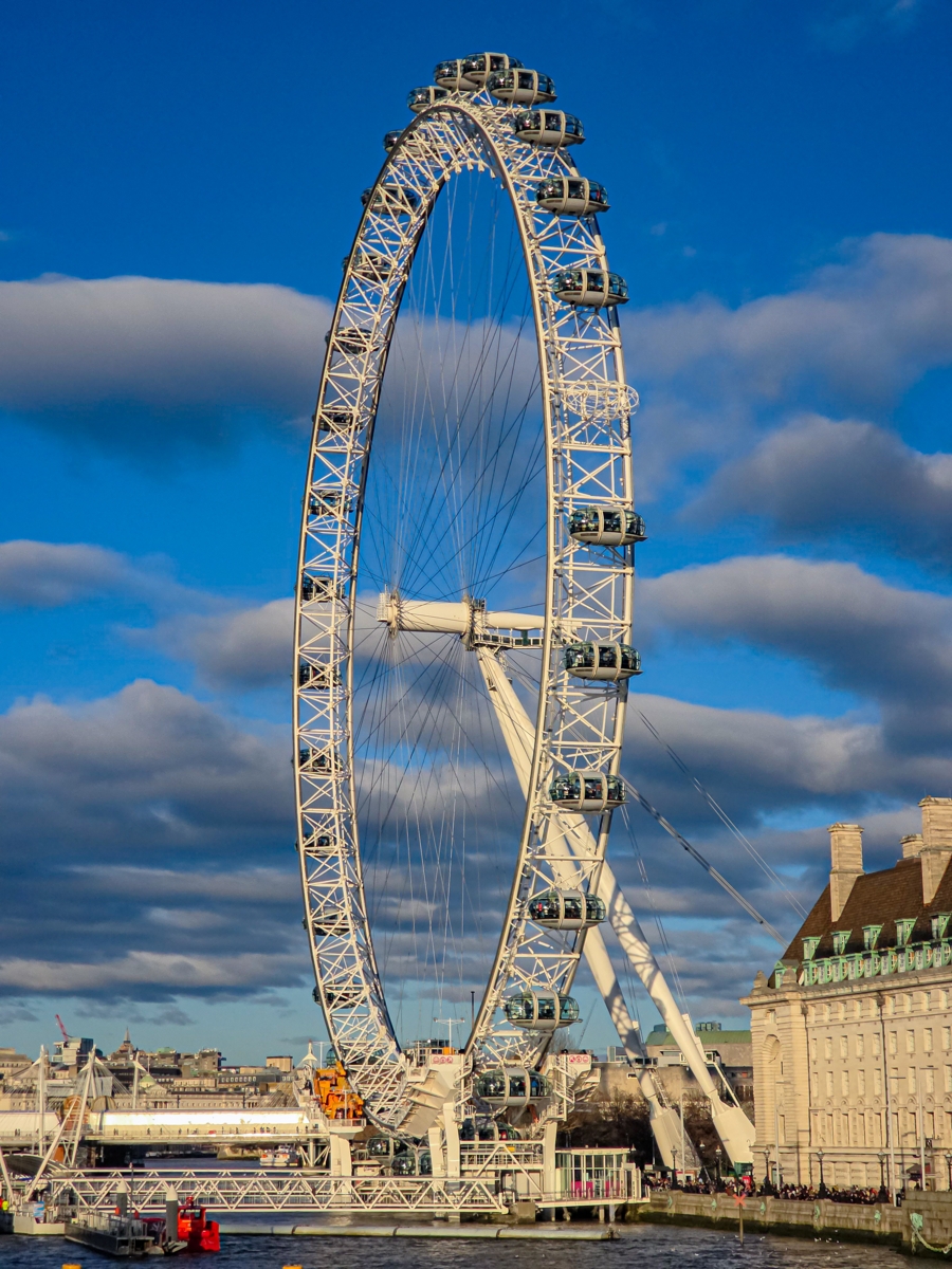 London Eye on a Sunny Day