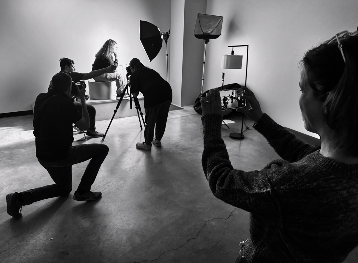 photo of a photographer taking a photo of a photographer taking a photo of a photographer