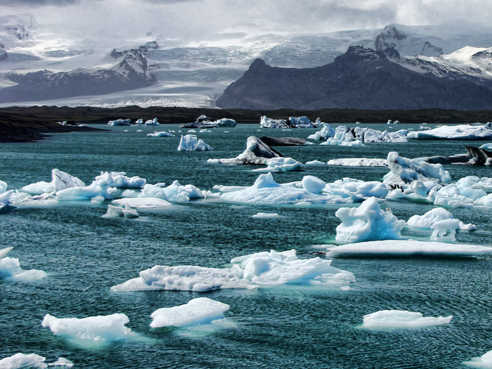 Jokulsarlon Icebergs
