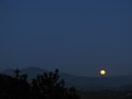 Moonrise over Mt. Diablo