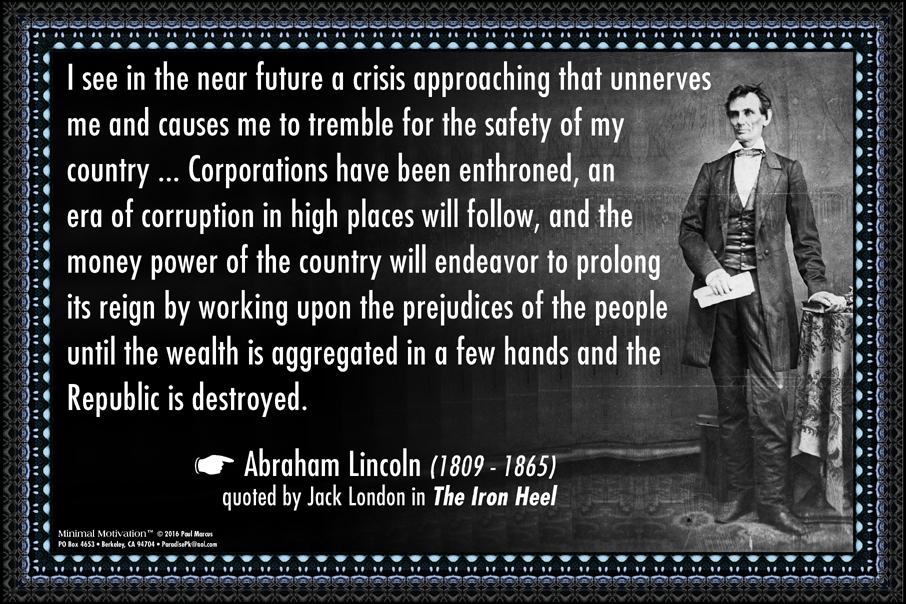 031 Abraham Lincoln on Corporations