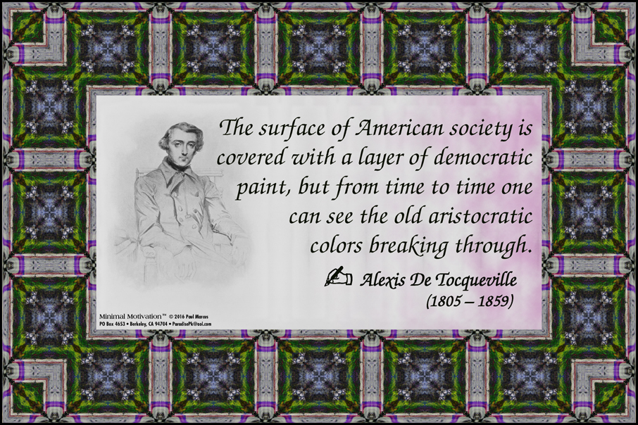 012 Alexis de Tocqueville on American Society